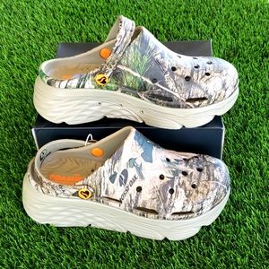 SKECHERS Foamies Max Cushioning ca Hidden Tones Mossy Oak Clog.Size8.5 Brand NEW